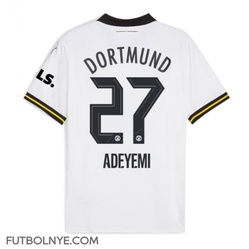 Camiseta Borussia Dortmund Karim Adeyemi #27 Tercera Equipación 2024-25 manga corta